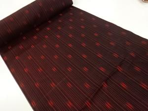 アンティーク　縞模様織出し雨コート地反物